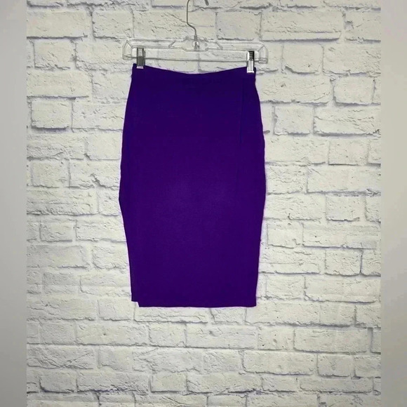 Asos Stretch Pencil Skirt with Thigh High Split - Picture 4 of 5